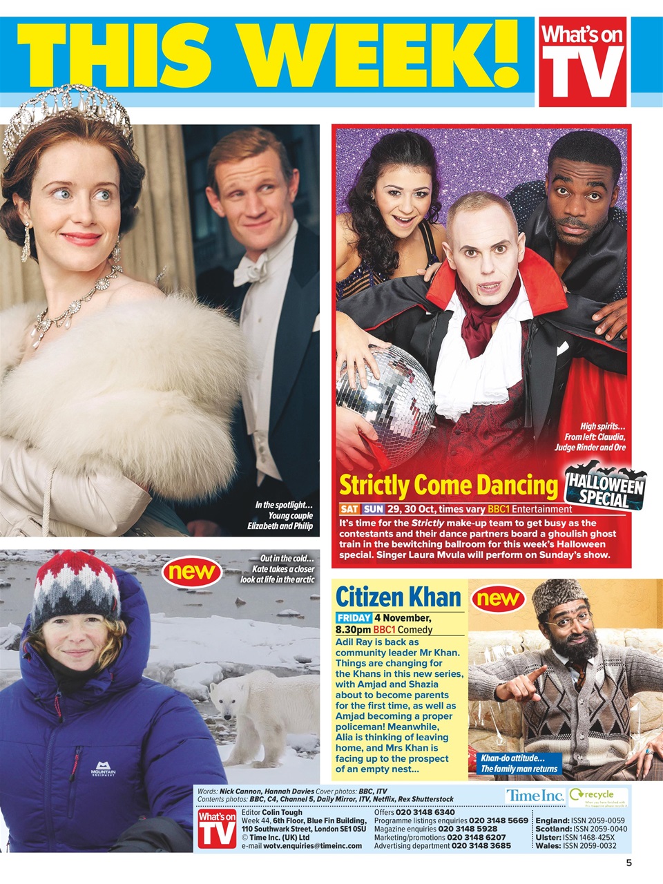 What's on TV Preview Pages