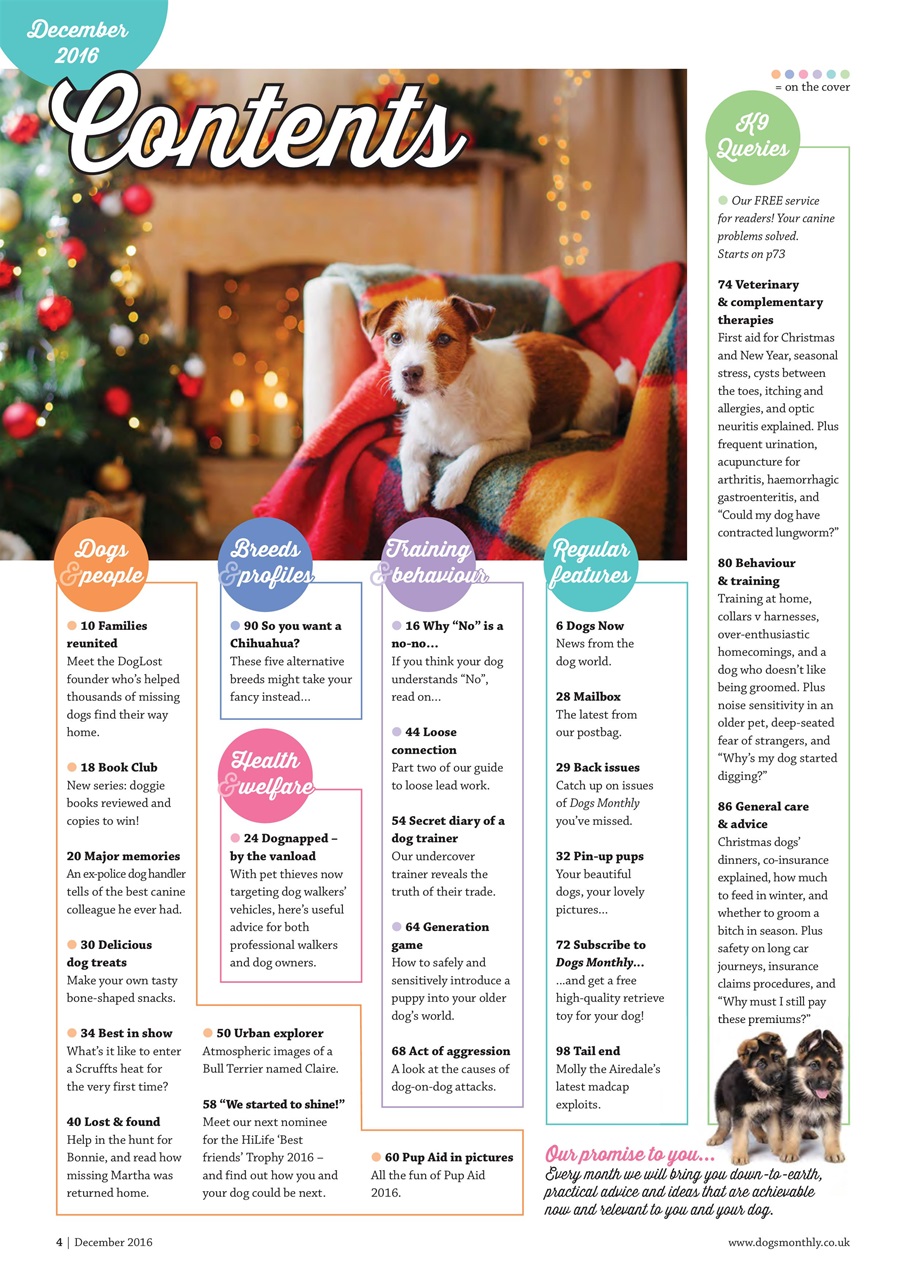 Dogs Monthly Preview Pages