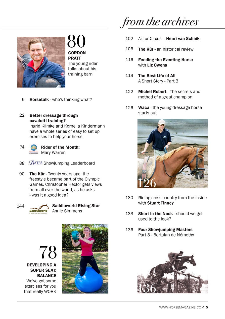 The Horse Magazine Preview Pages