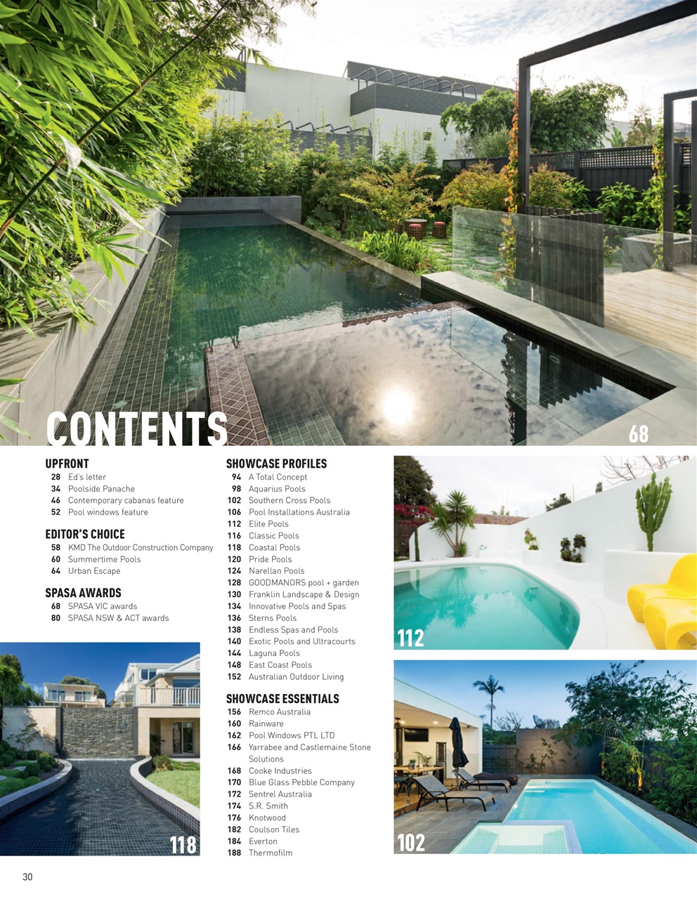 Poolside Showcase Preview Pages