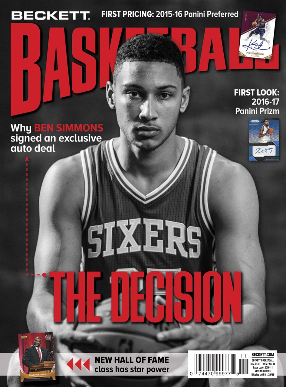 Beckett Basketball Magazine Preview Pages