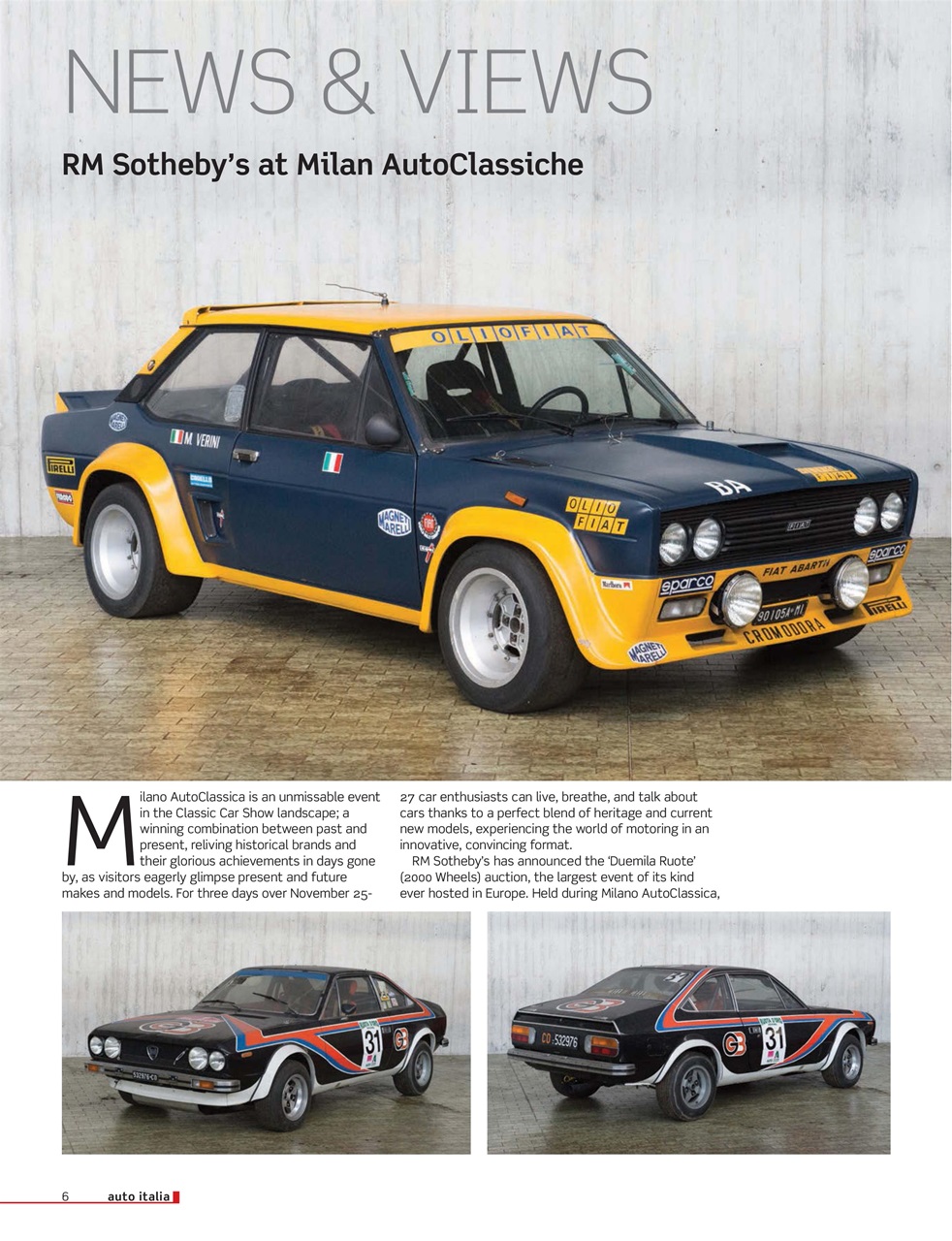 AutoItalia Magazine Preview Pages