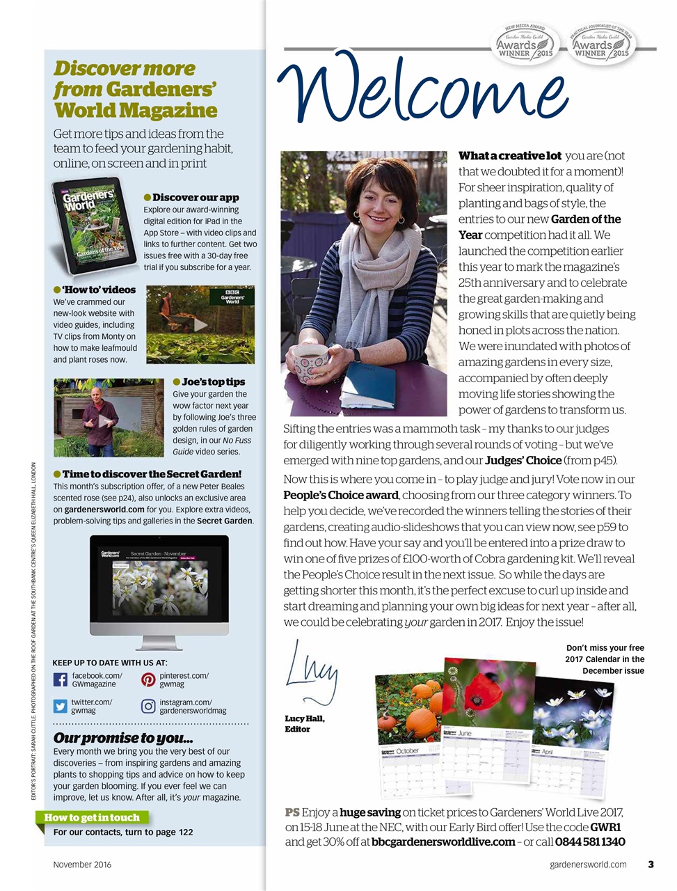 BBC Gardeners’ World Magazine Preview Pages