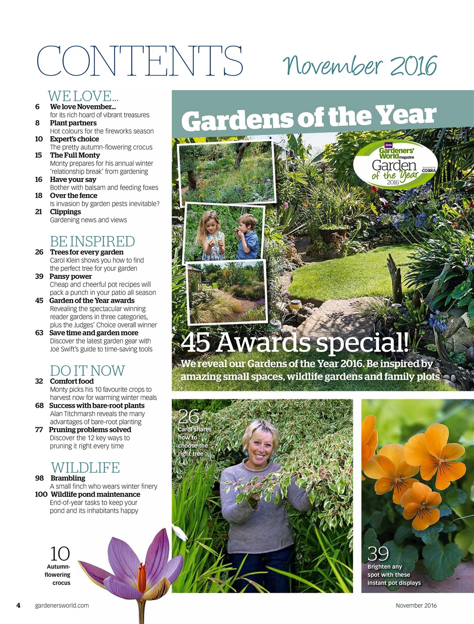 BBC Gardeners’ World Magazine Preview Pages