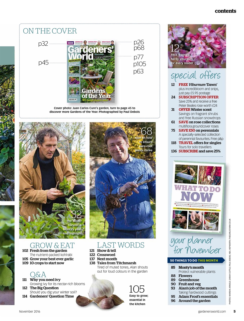 BBC Gardeners’ World Magazine Preview Pages