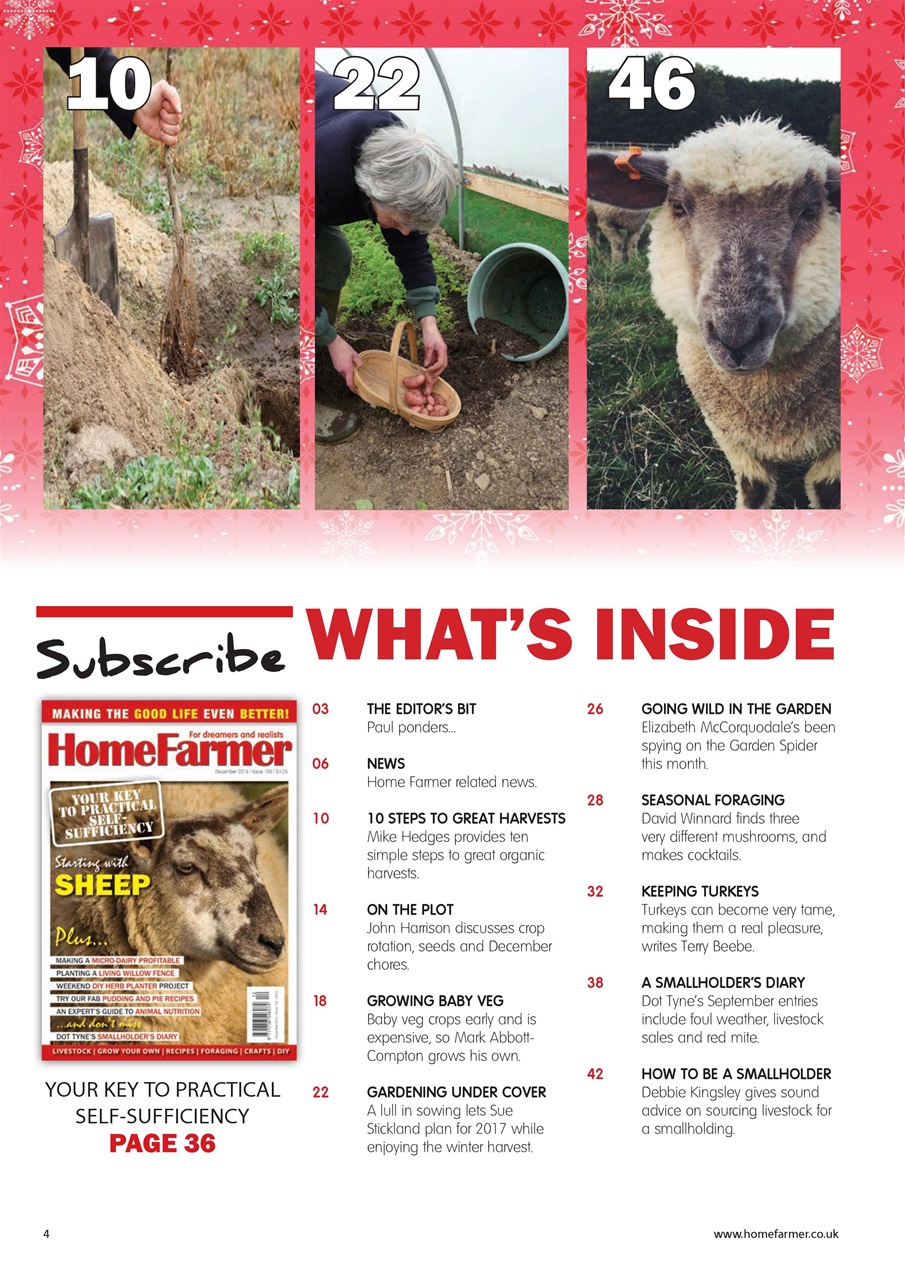 Home Farmer Magazine Preview Pages