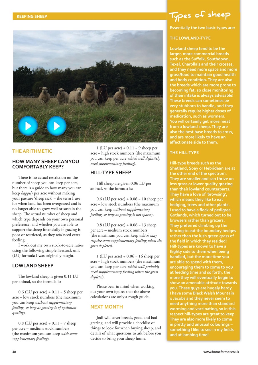Home Farmer Magazine Preview Pages