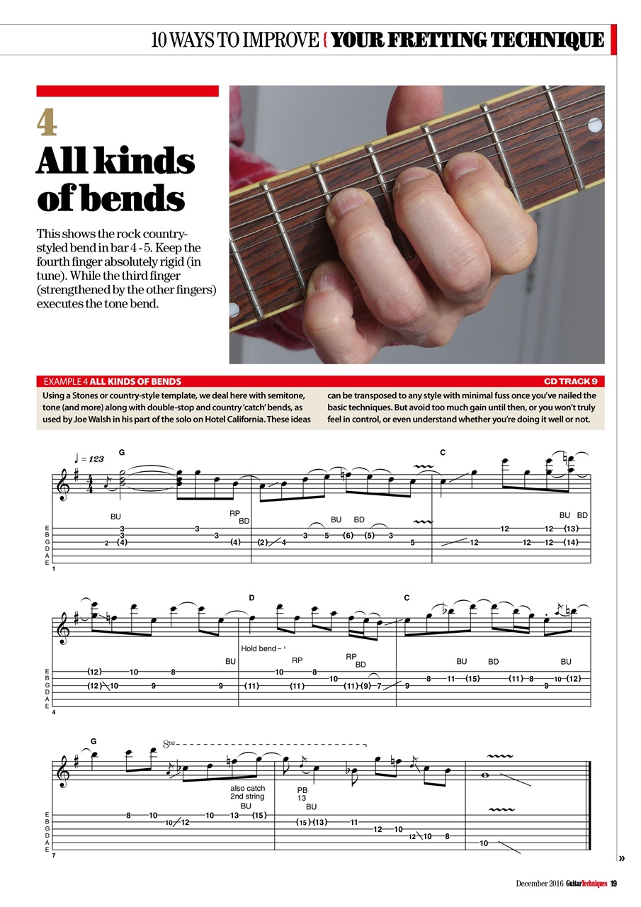 Guitar Techniques Preview Pages
