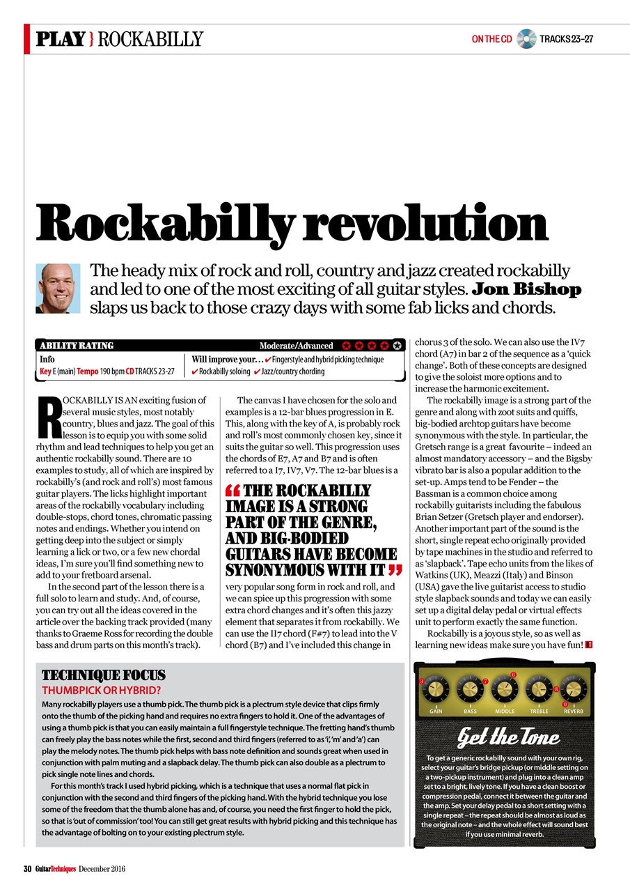 Guitar Techniques Preview Pages