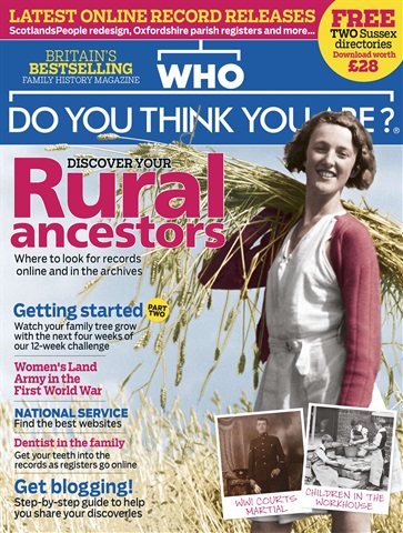 Who Do You Think You Are? issue November 2016