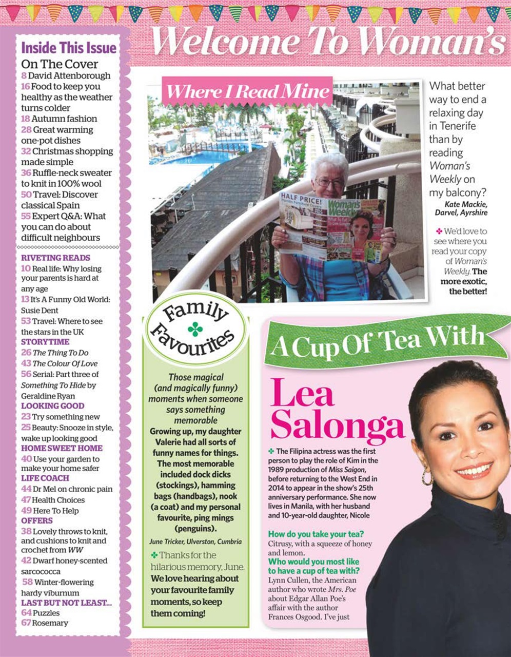 Woman's Weekly Preview Pages