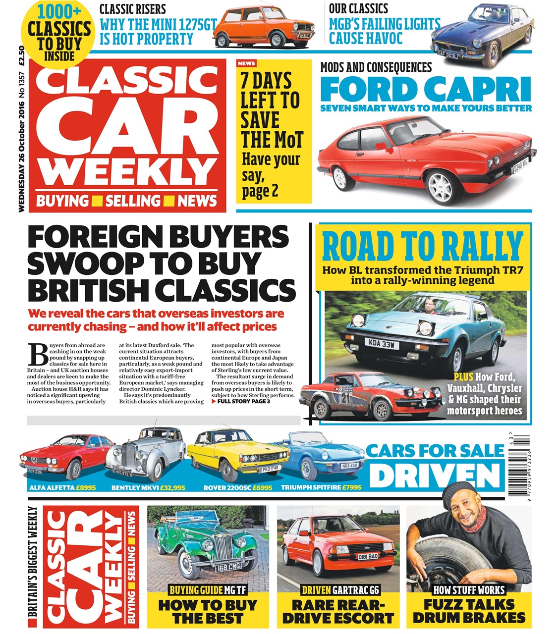 Classic Car Weekly Preview Pages