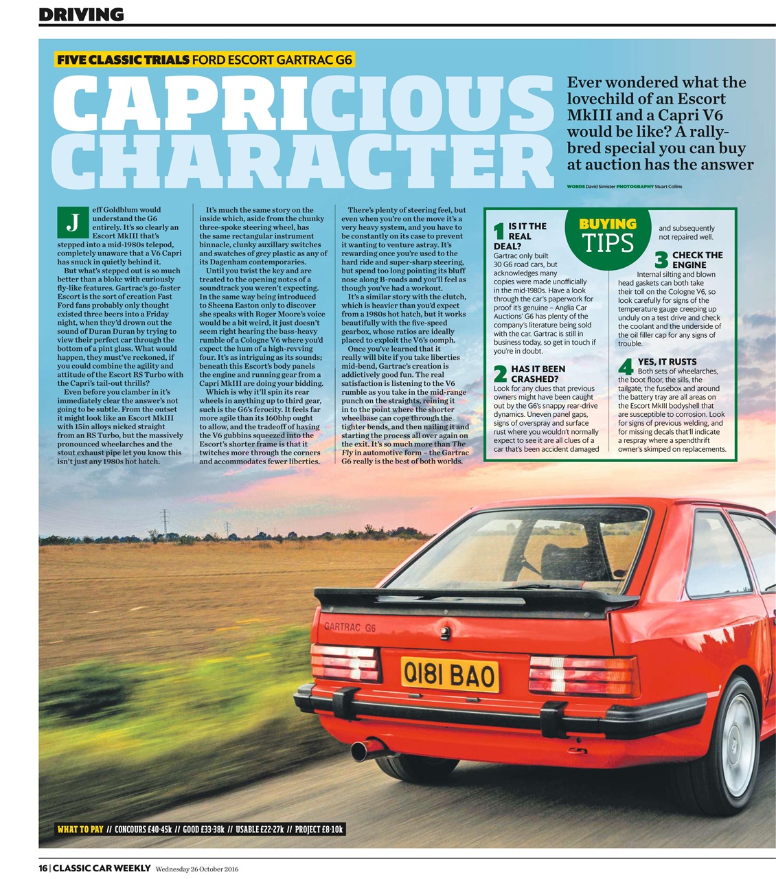 Classic Car Weekly Preview Pages