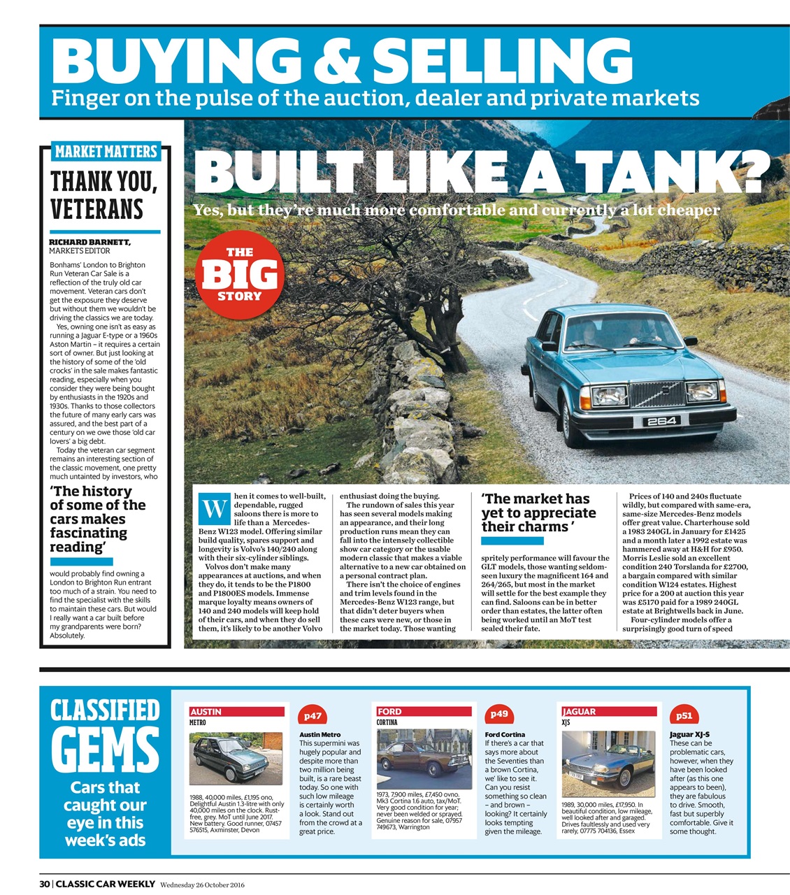 Classic Car Weekly Preview Pages