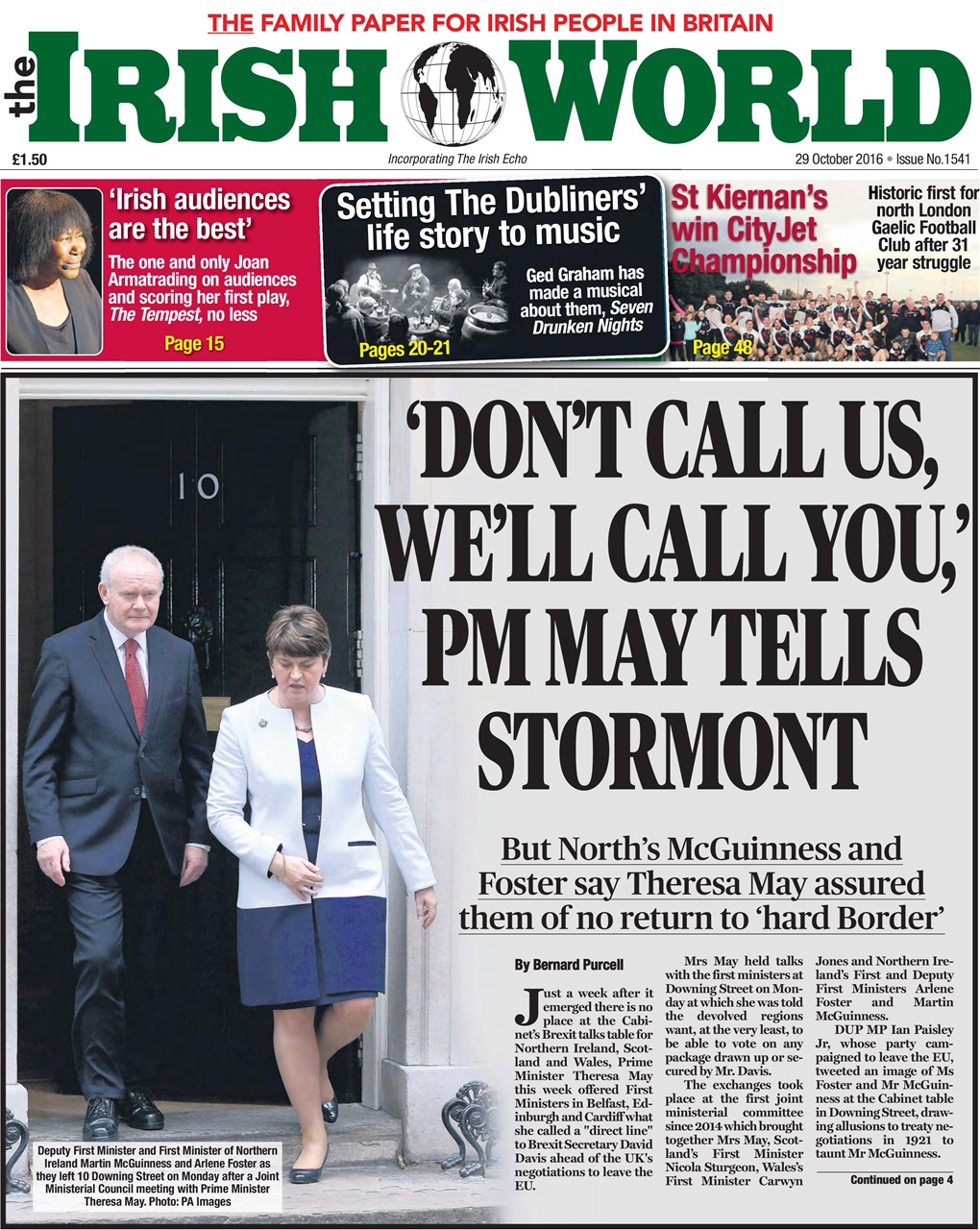 Irish World Preview Pages