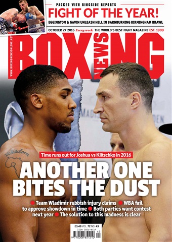 Boxing News issue 25/10/2016