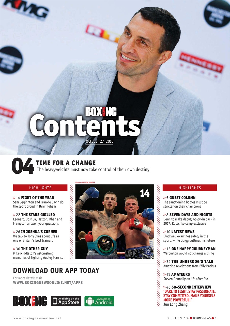 Boxing News Preview Pages