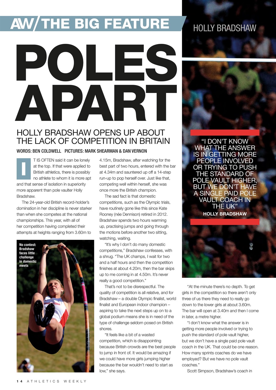 AW – Athletics Weekly Magazine Preview Pages