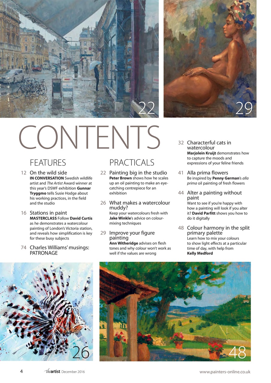 The Artist Preview Pages