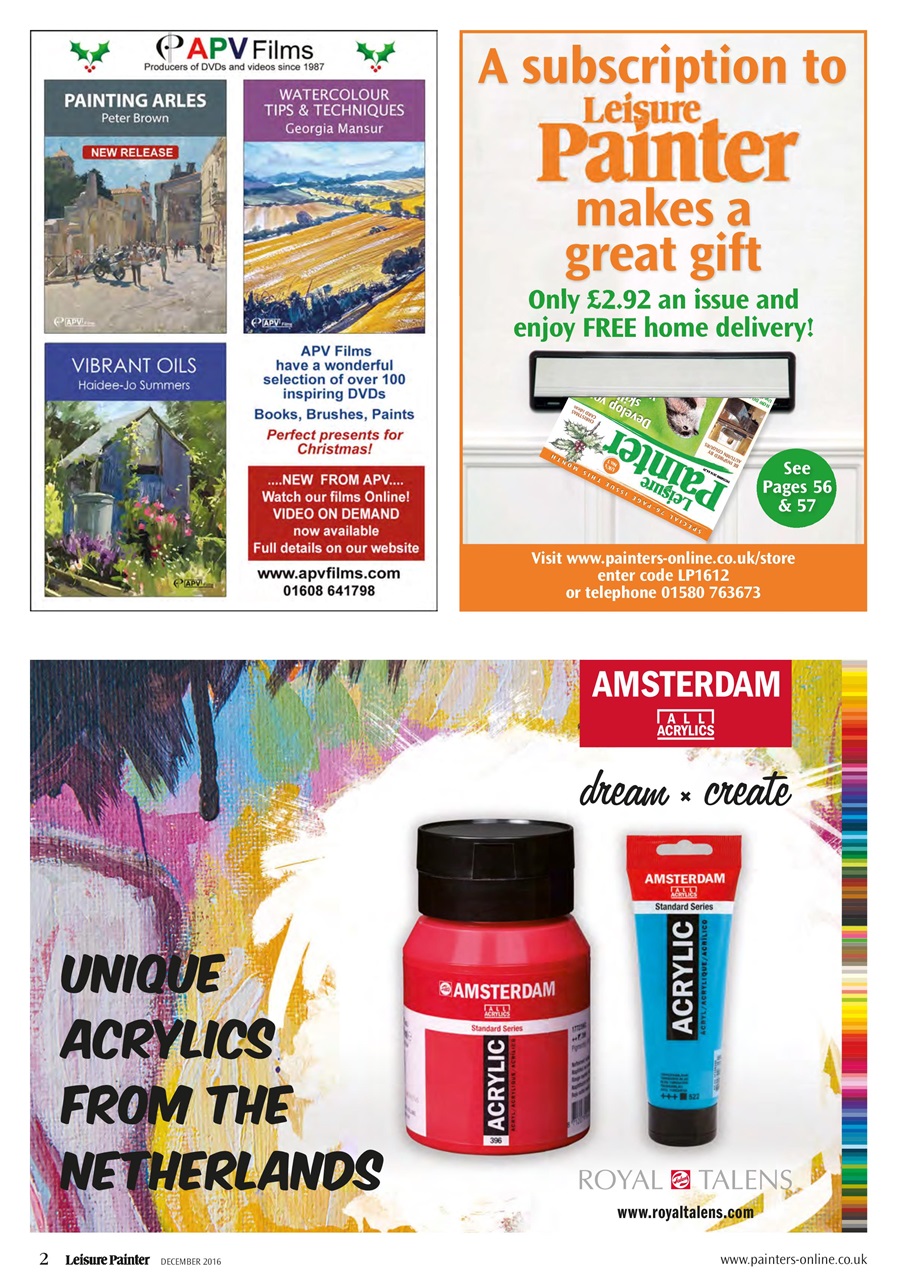 Leisure Painter & The Artist Preview Pages