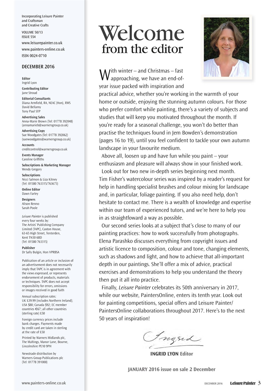 Leisure Painter & The Artist Preview Pages