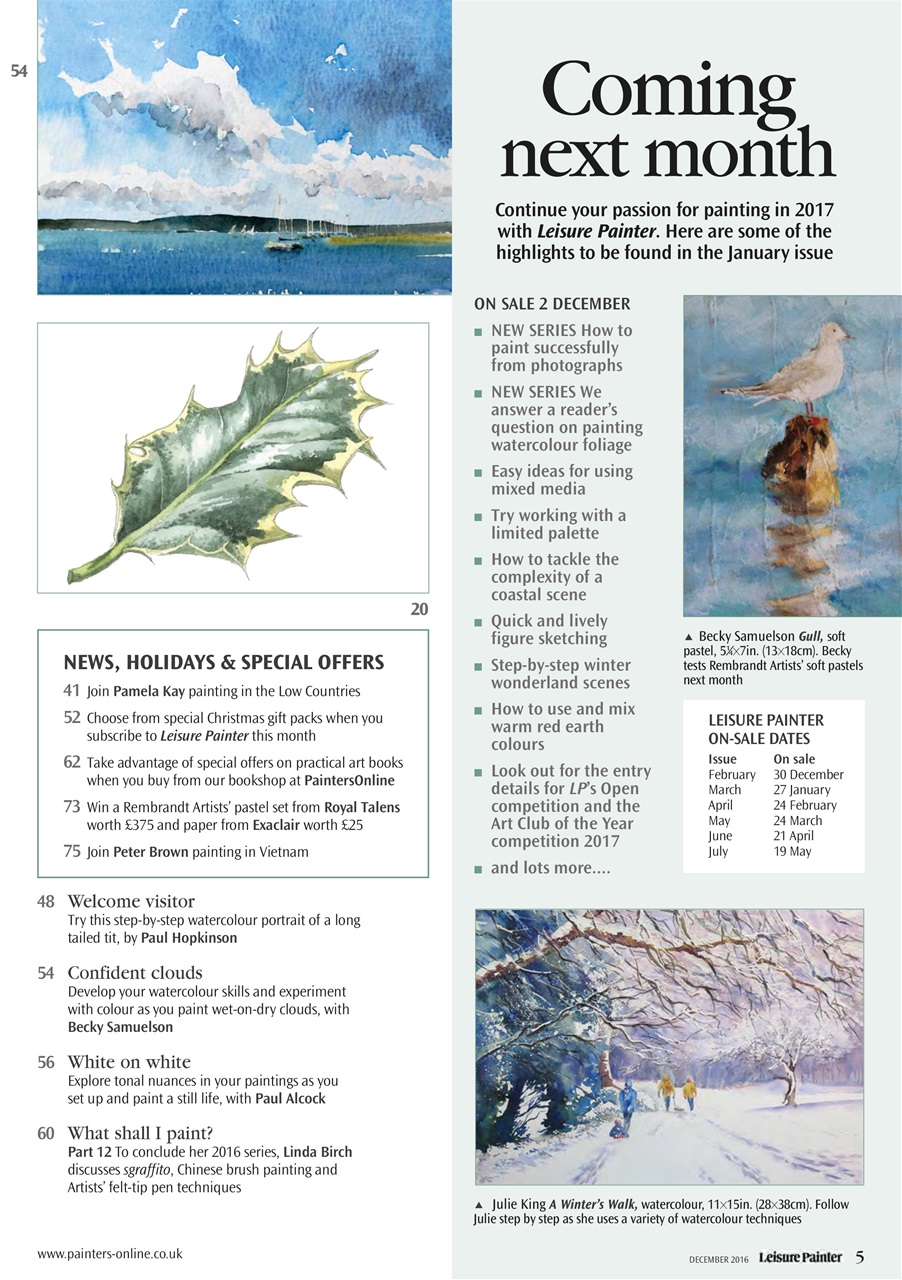 Leisure Painter & The Artist Preview Pages