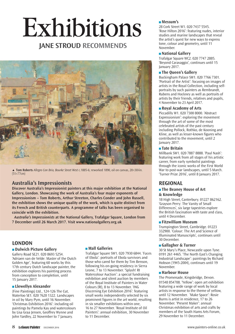 Leisure Painter & The Artist Preview Pages