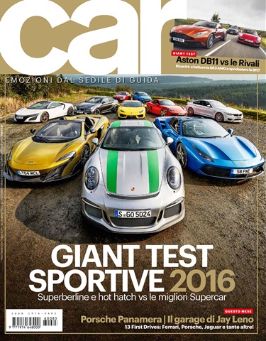 CAR magazine Italia issue OTTANTACINQUE
