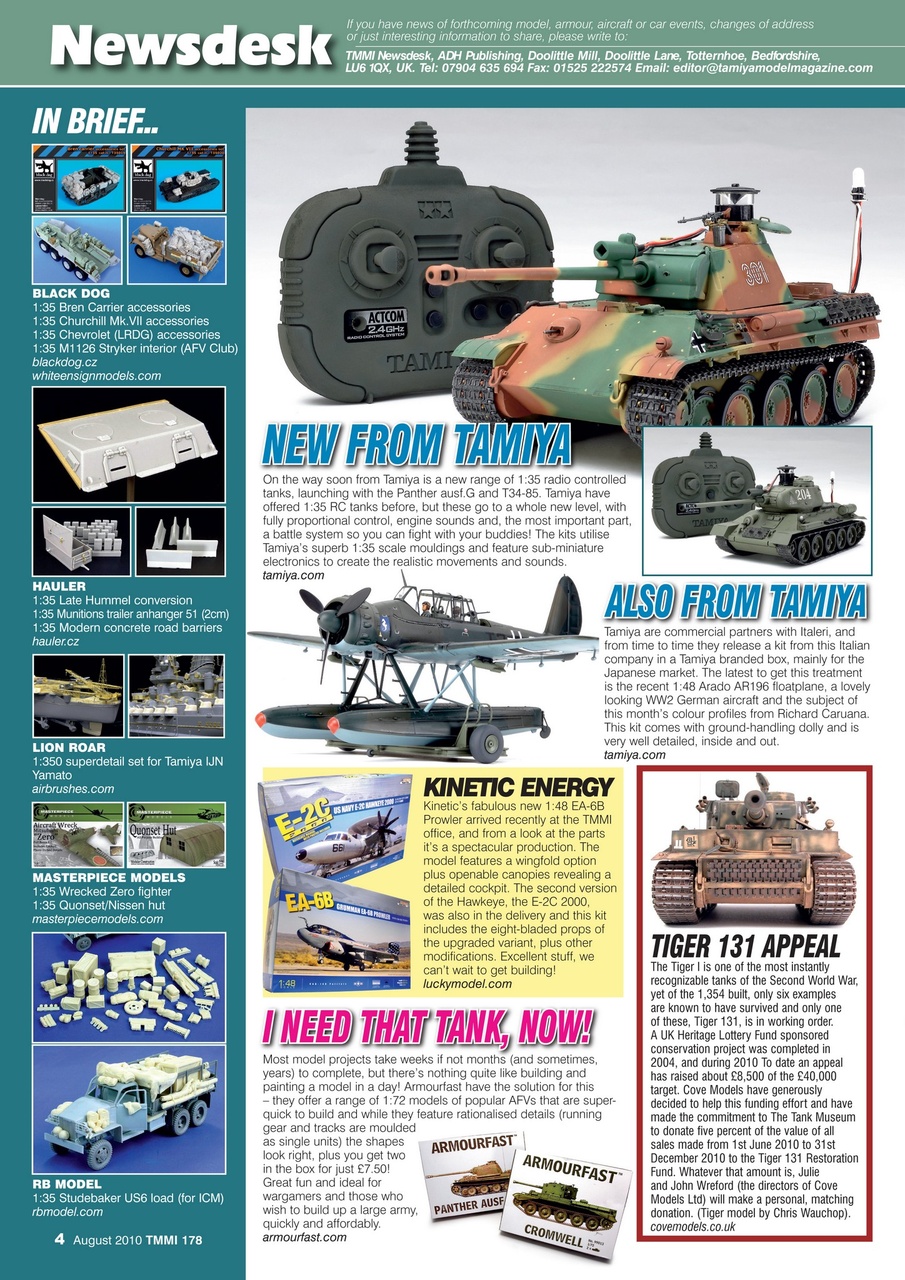 Tamiya Model Magazine Preview Pages