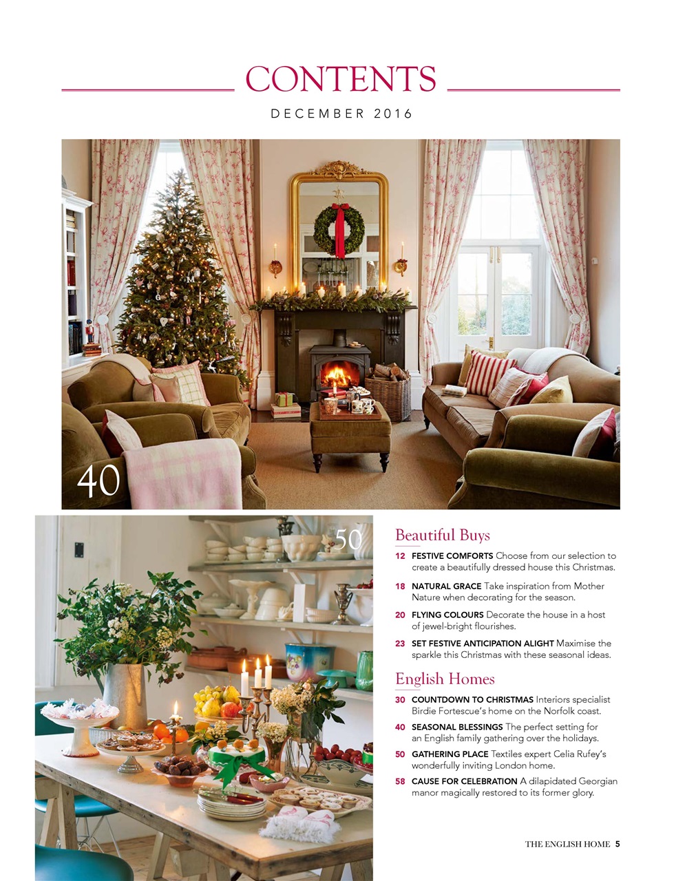 The English Home Preview Pages