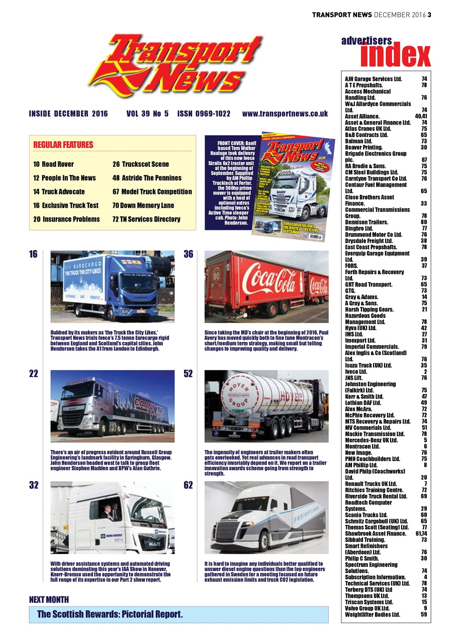Transport News Preview Pages