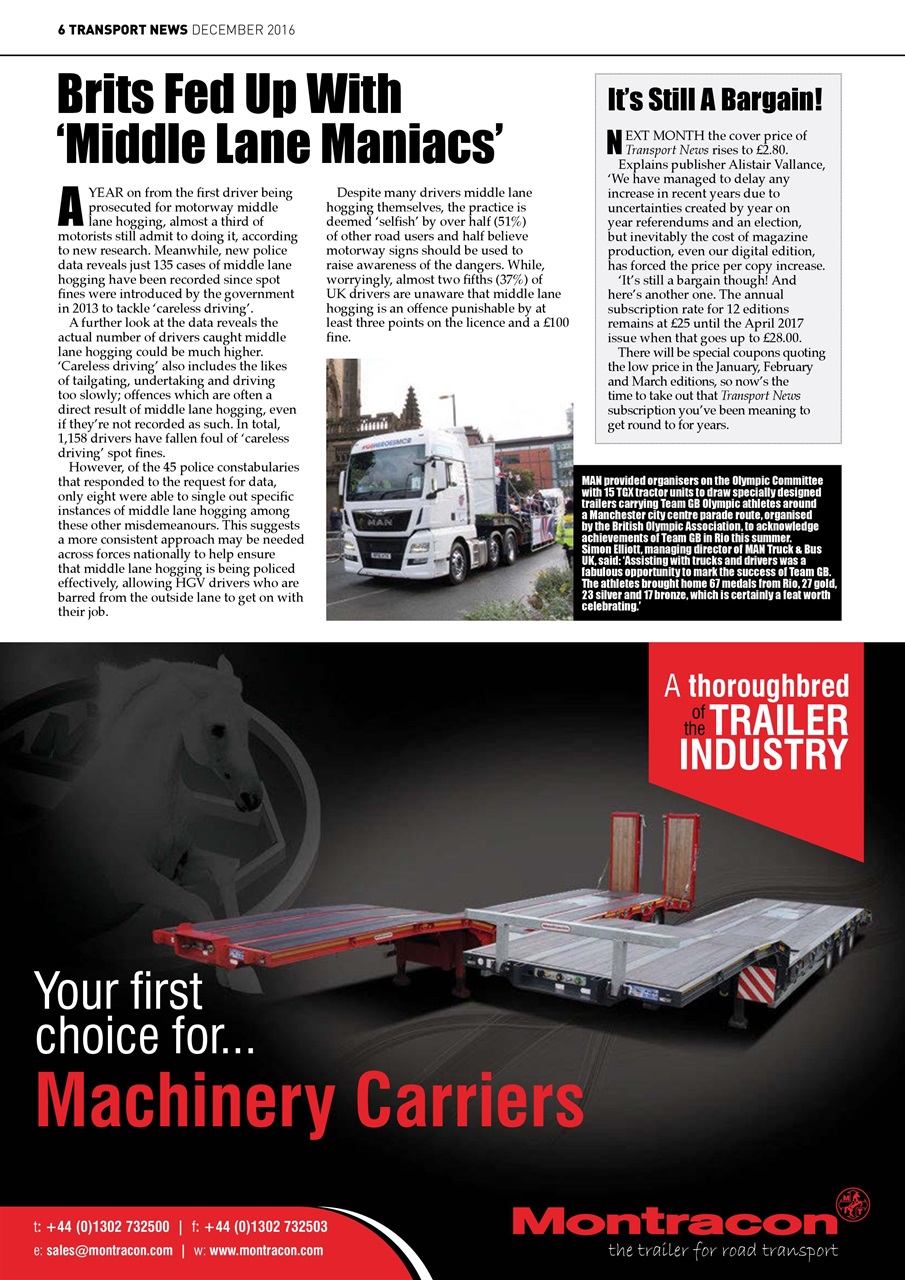 Transport News Preview Pages