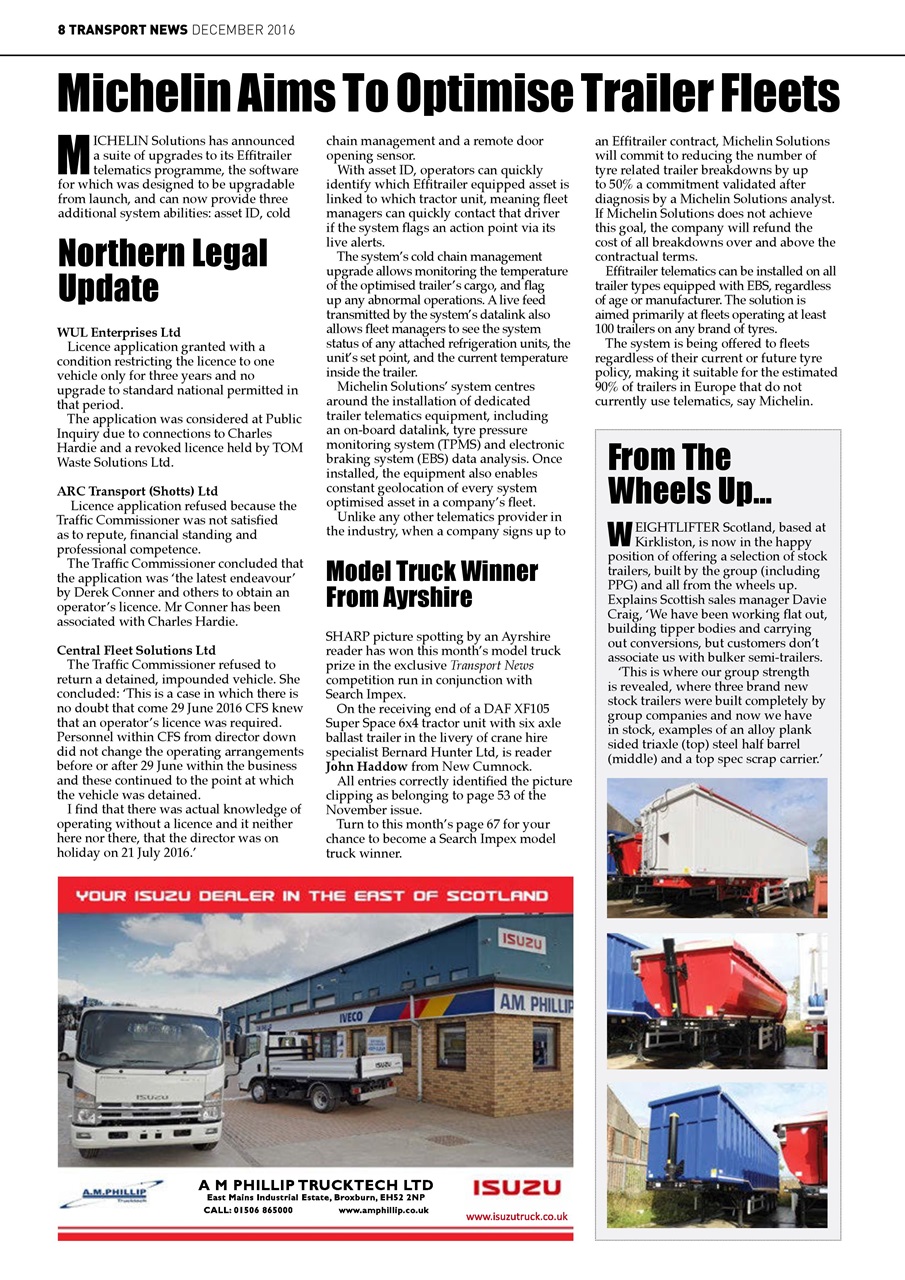 Transport News Preview Pages