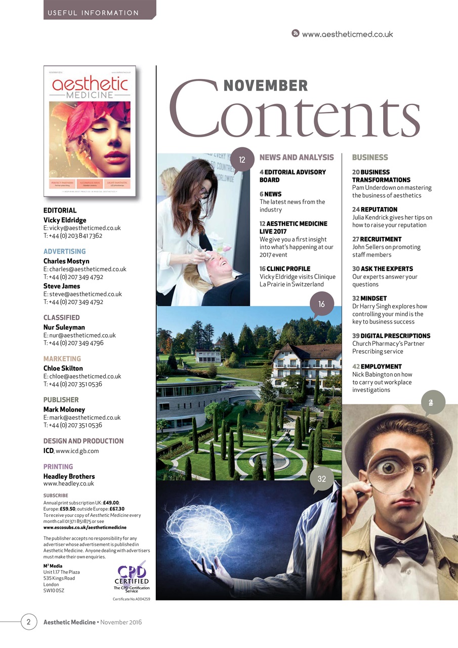 Aesthetic Medicine Preview Pages