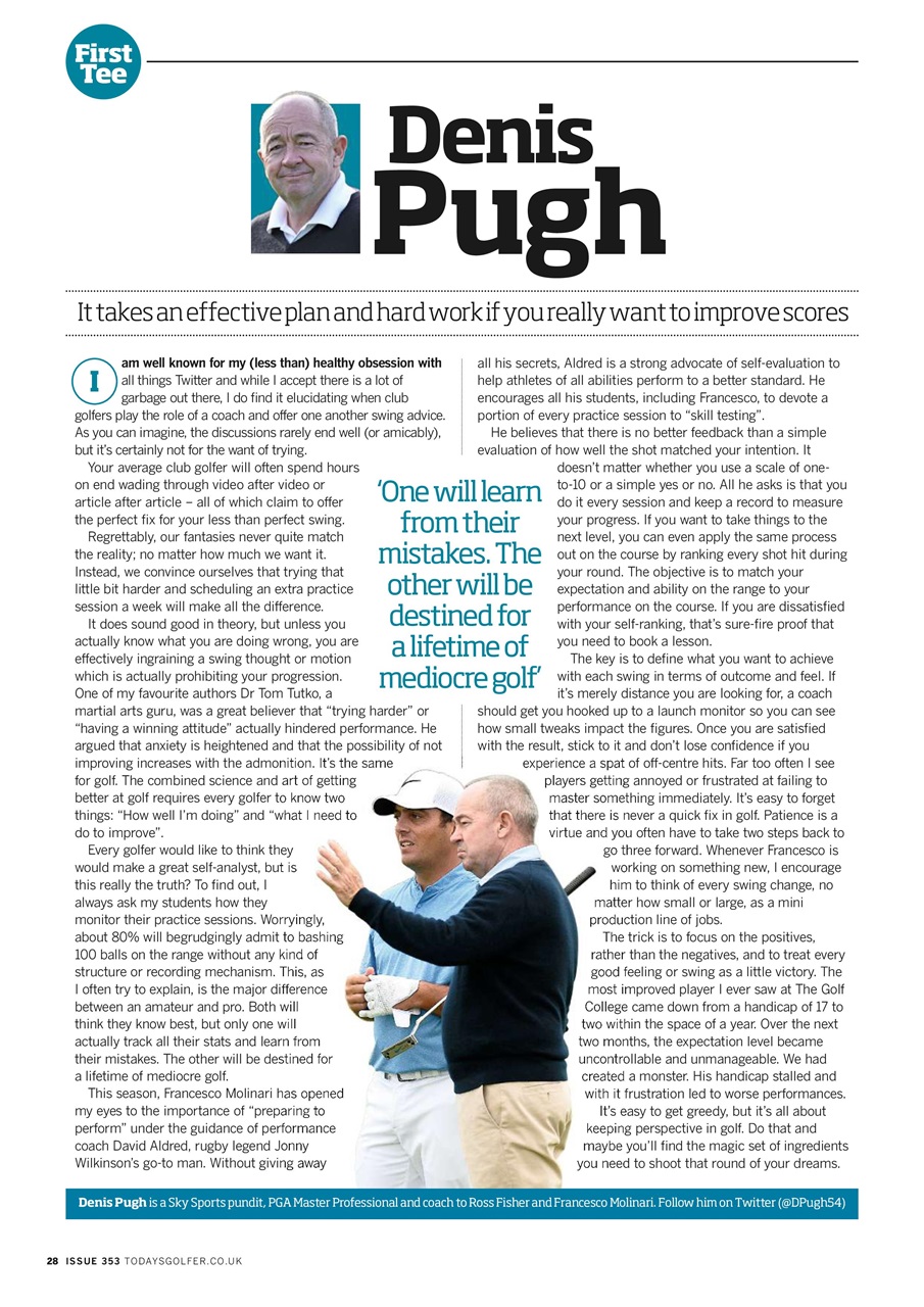 Today's Golfer Preview Pages