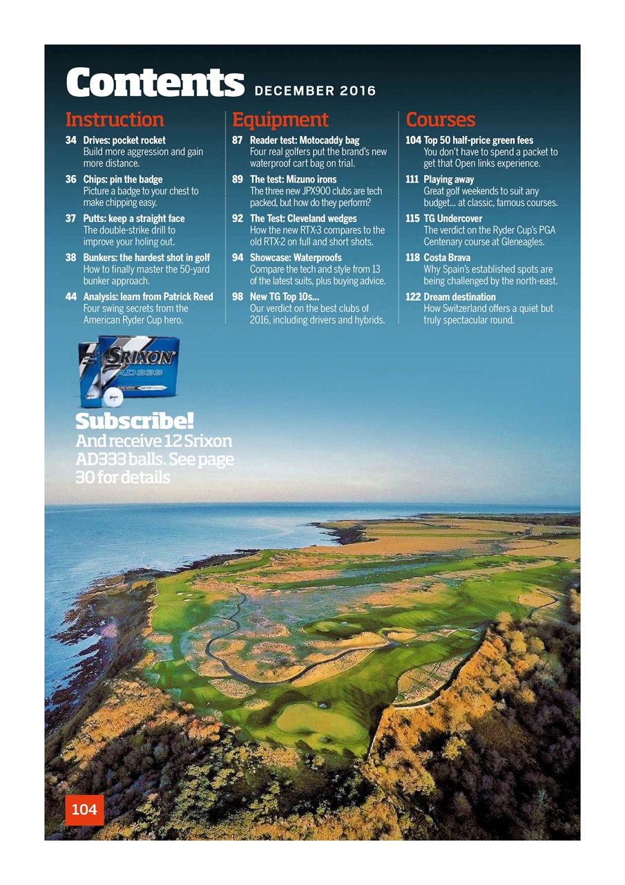 Today's Golfer Preview Pages