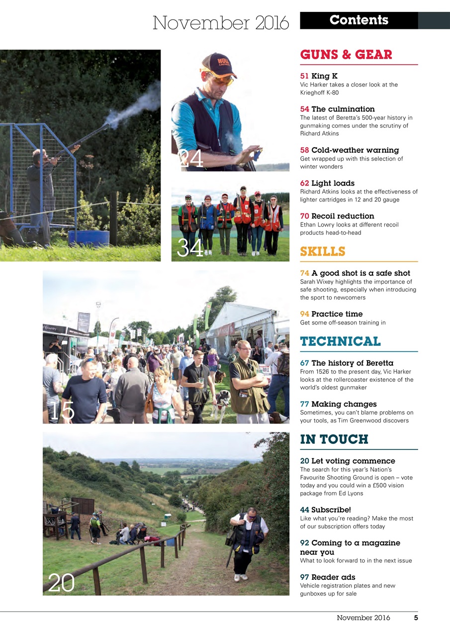 Clay Shooting Preview Pages