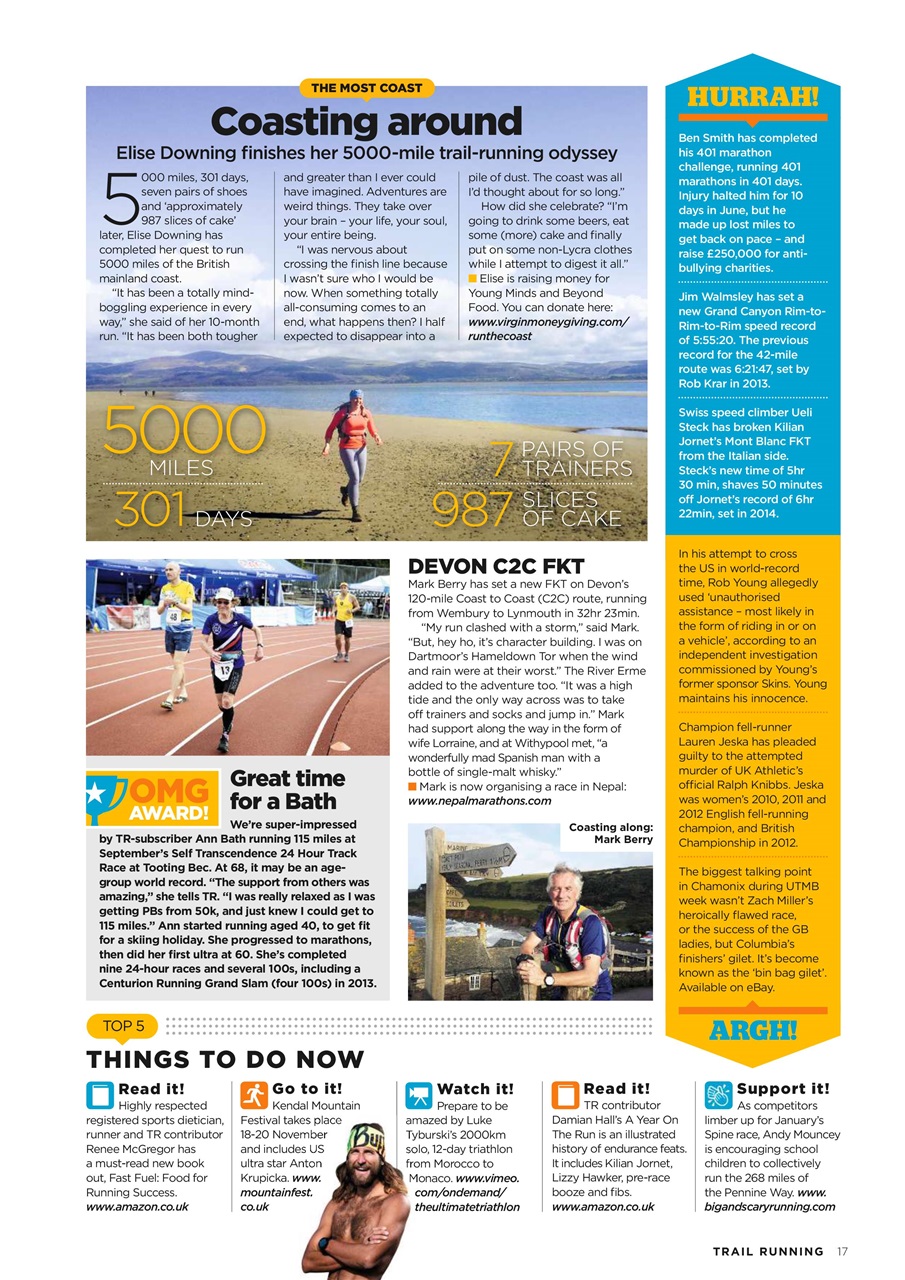 Trail Running Preview Pages