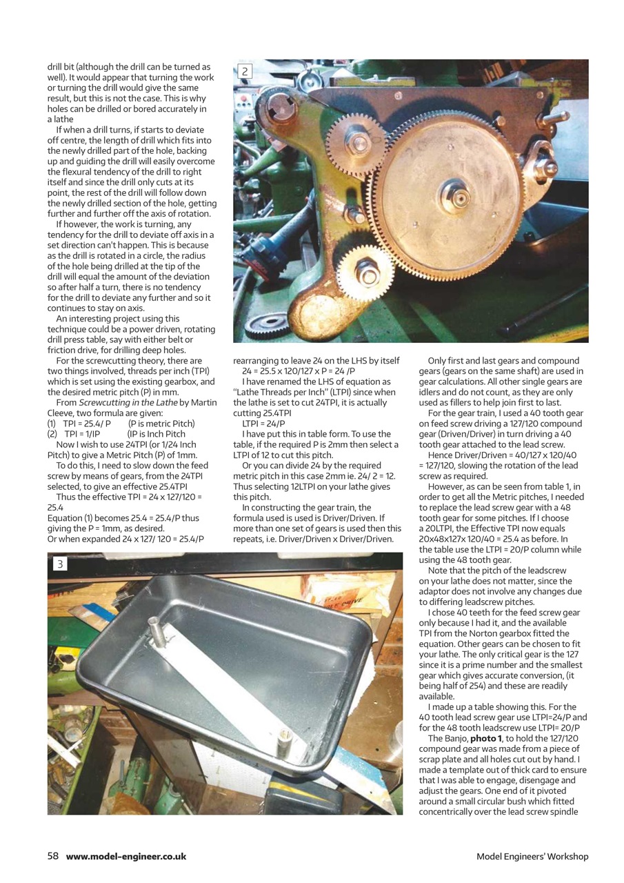 Model Engineer & Workshop Magazine Preview Pages