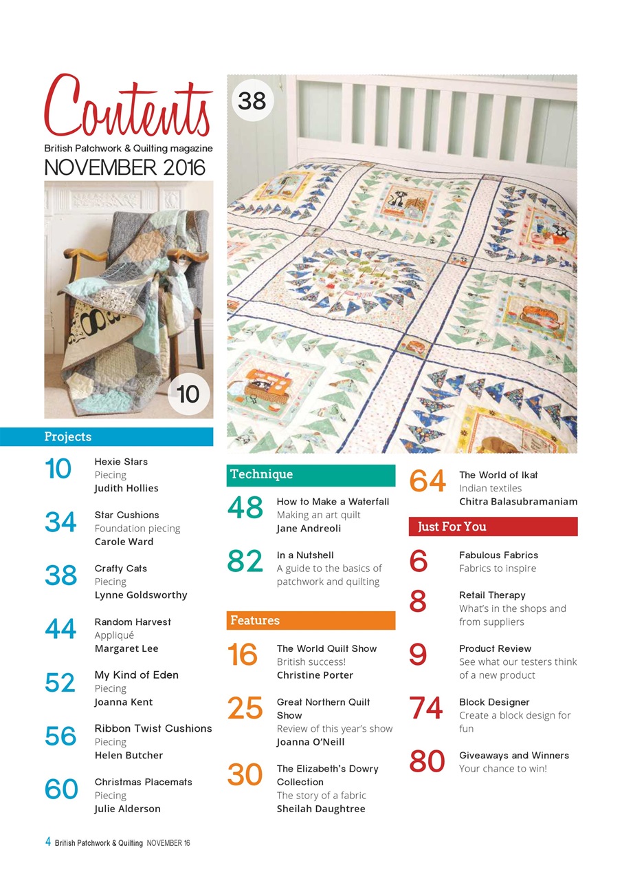 Patchwork and Quilting Preview Pages