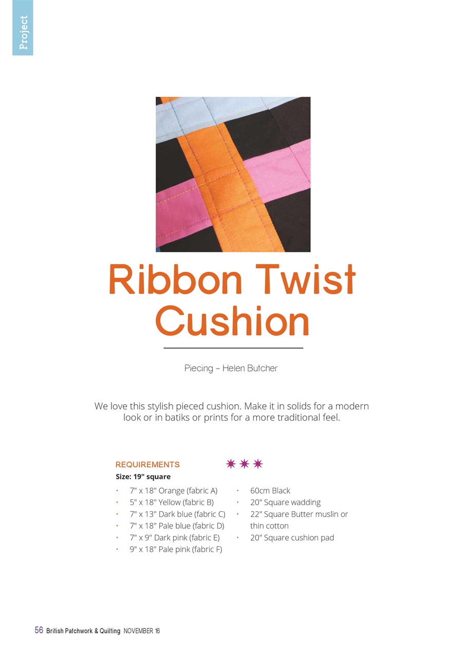 Patchwork and Quilting Preview Pages