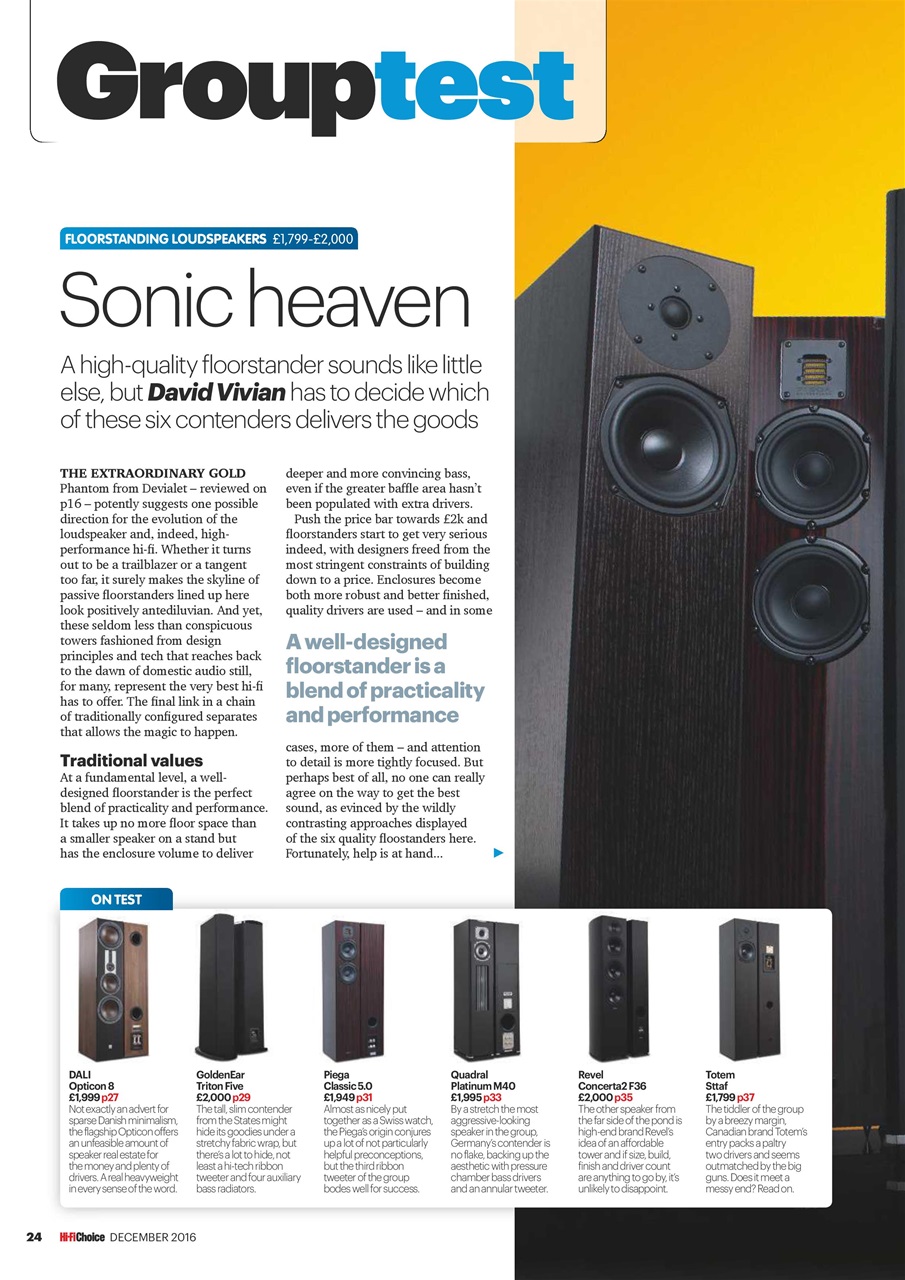 Hi-Fi Choice Preview Pages