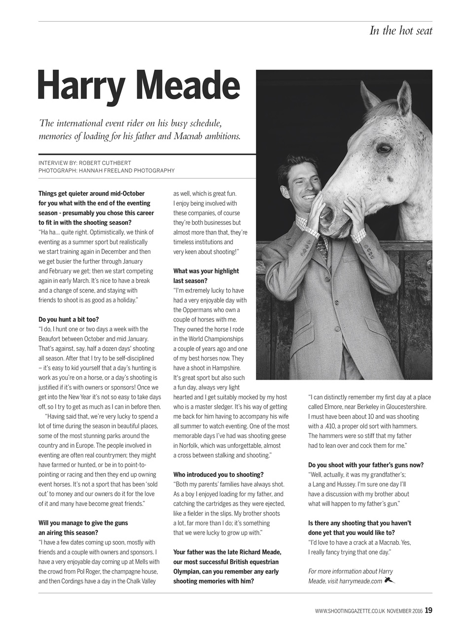 Shooting Gazette Preview Pages