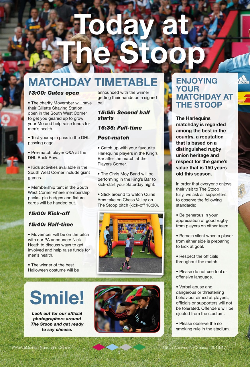 Harlequins Preview Pages