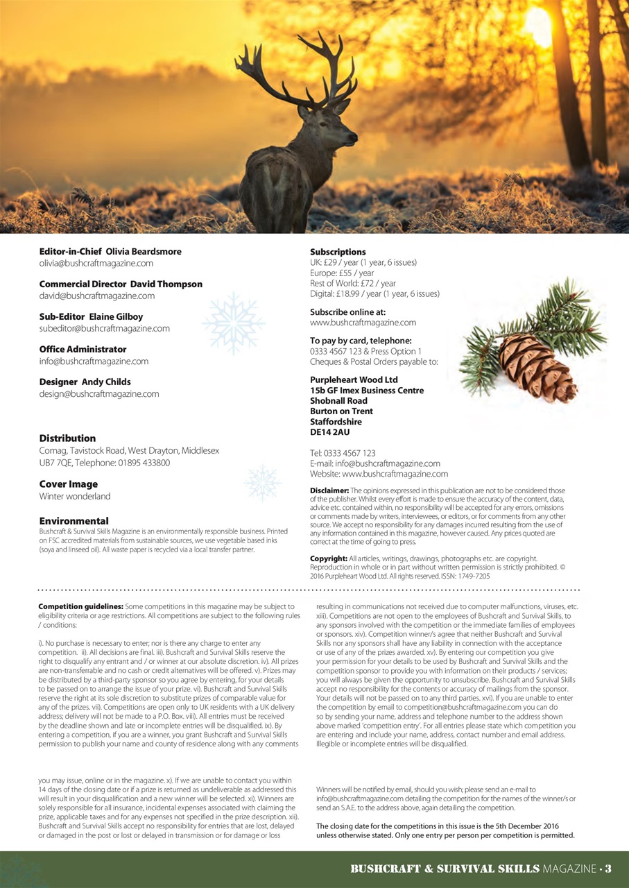 Bushcraft & Survival Skills Magazine Preview Pages