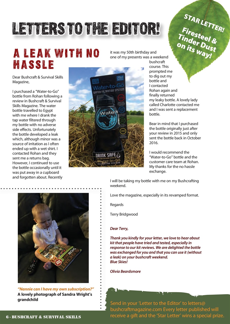 Bushcraft & Survival Skills Magazine Preview Pages