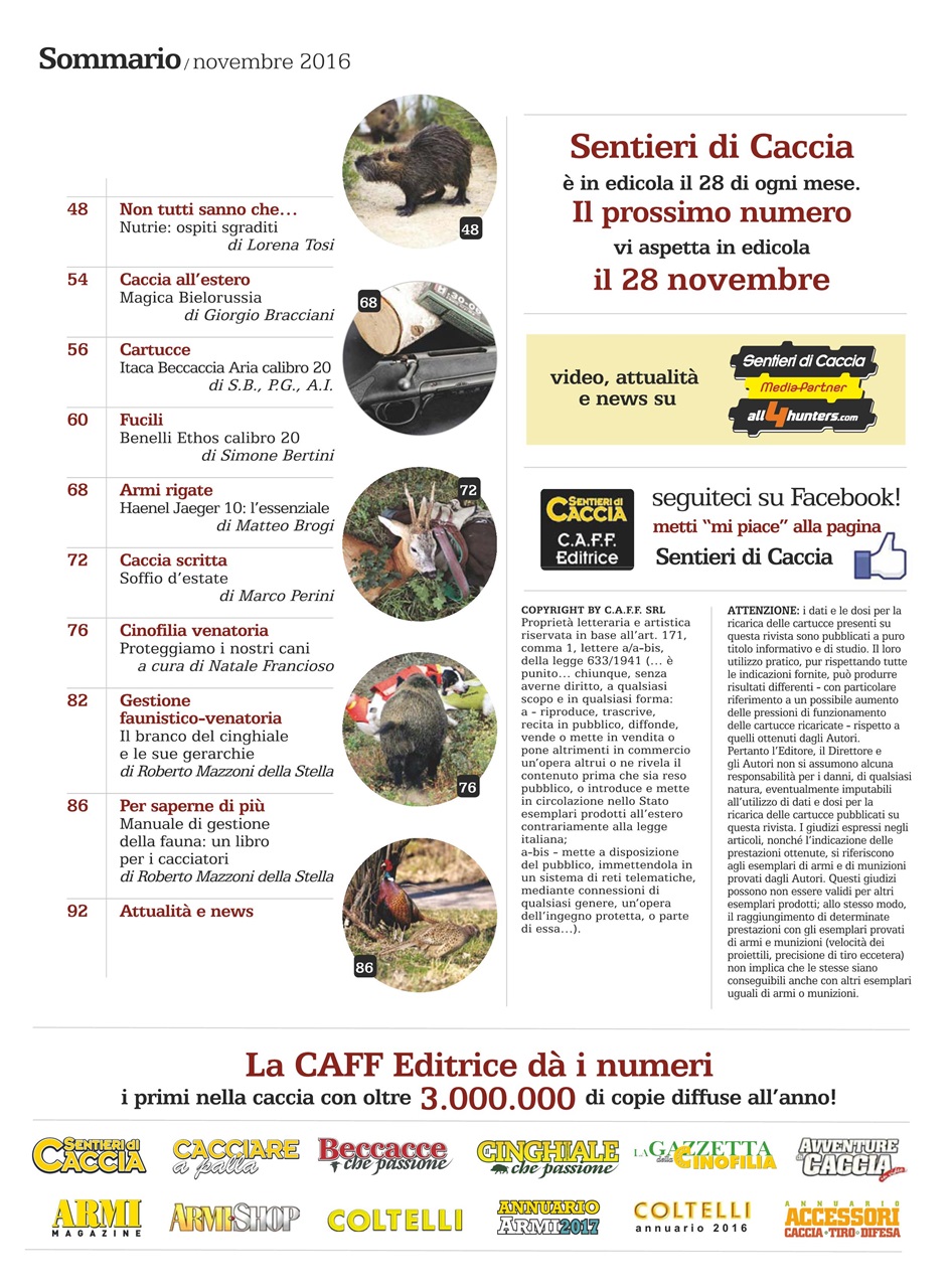 SENTIERI DI CACCIA Preview Pages