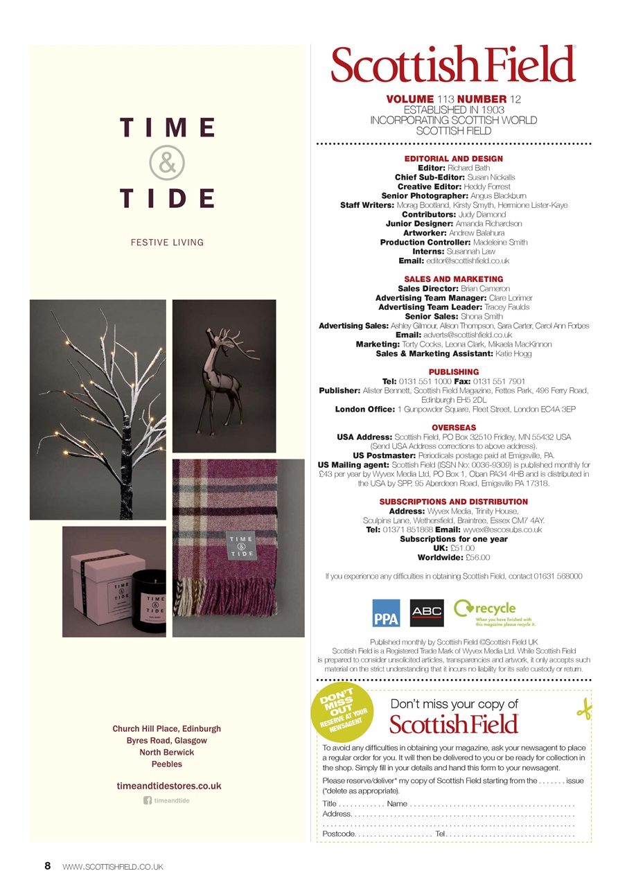 Scottish Field Preview Pages