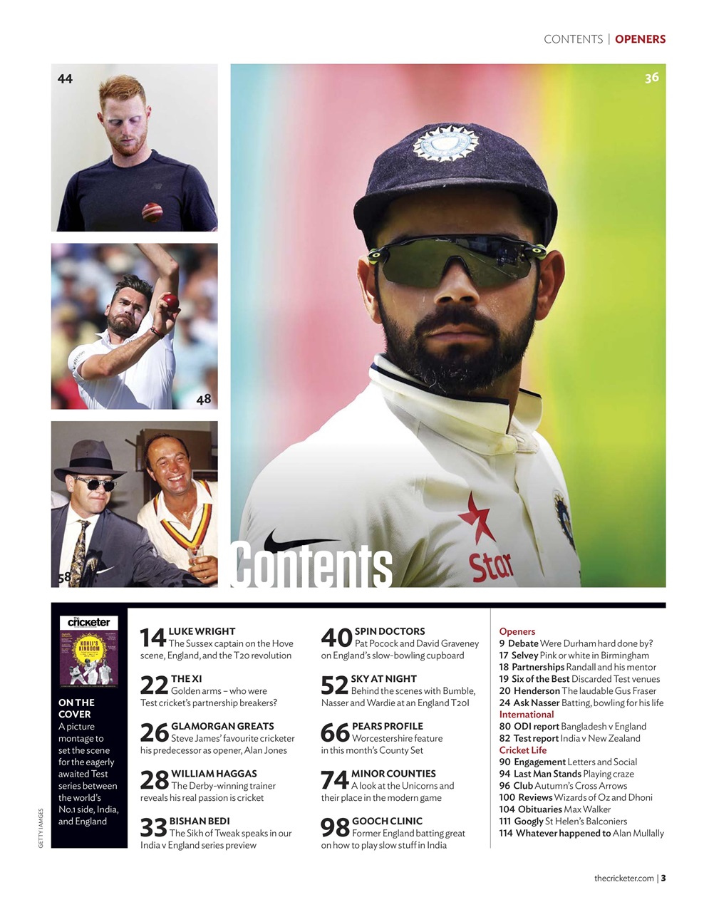 The Cricketer Magazine Preview Pages