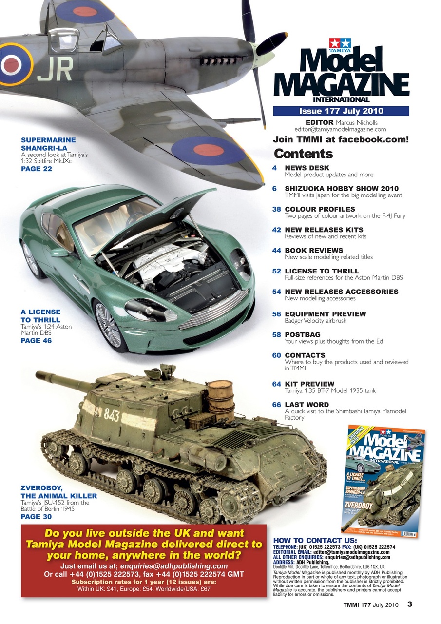 Tamiya Model Magazine Preview Pages